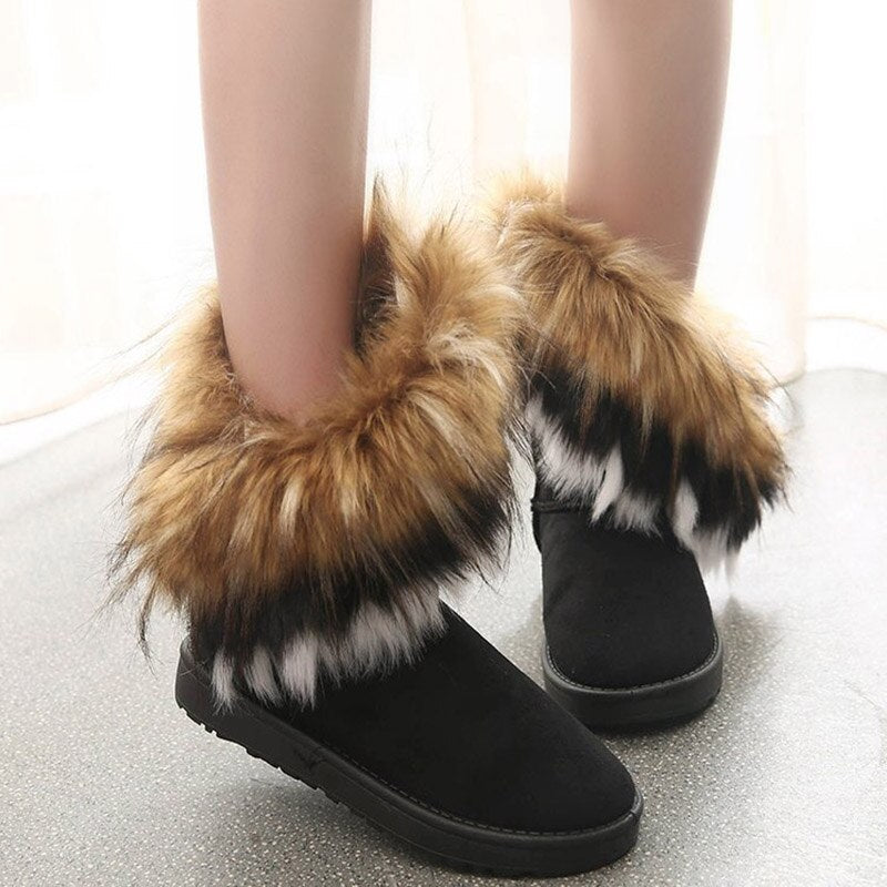 Women Fur Ankle Boots
