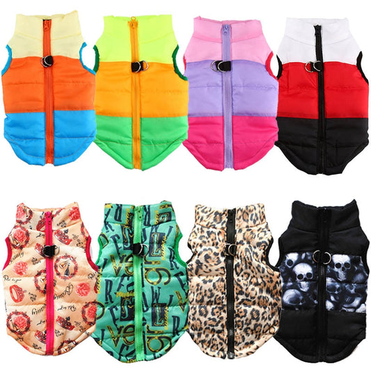 Warm Dog Clothes For Small Dog Windproof Winter Pet Dog Coat Jacket