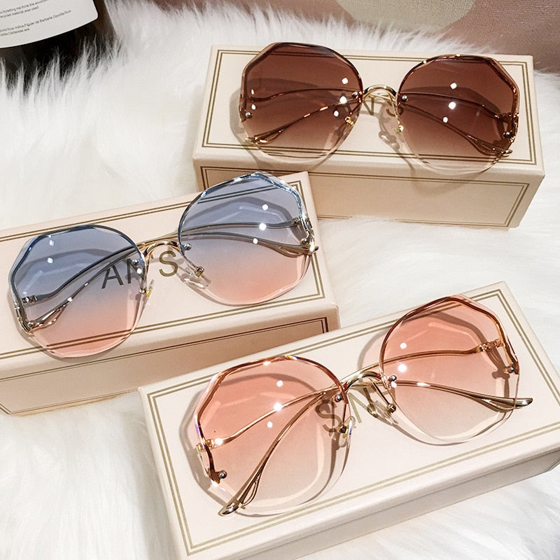 Branded Round Sunglasses 